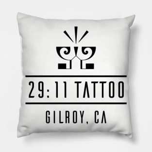 29:11 Tattoo Headquarters Pillow