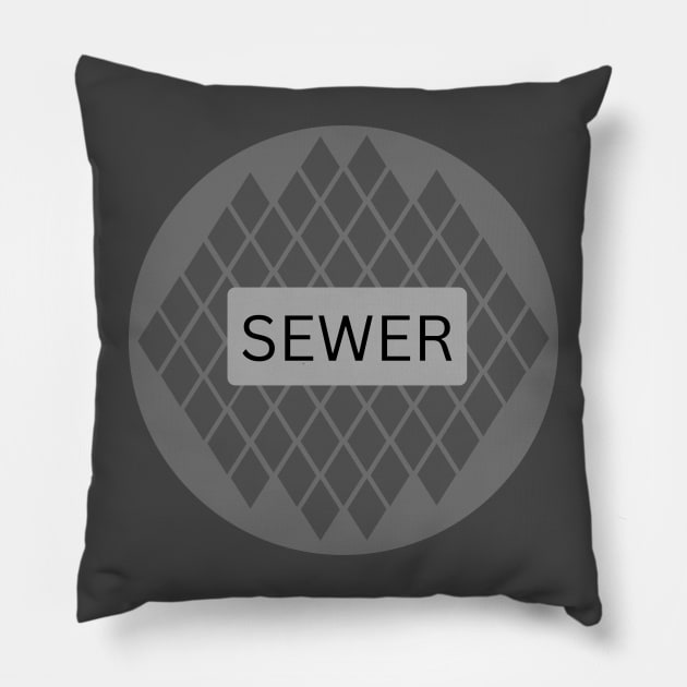 Sewer Pillow by Spatski