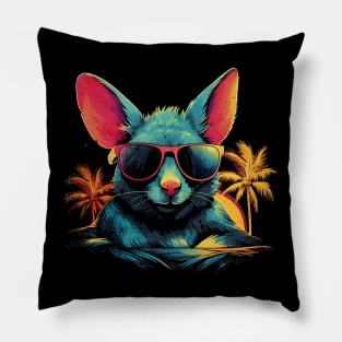 Retro Wave Jerboa Sunglas Pillow