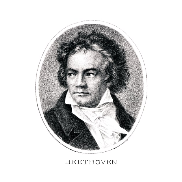 Composer Ludwig van Beethoven by historicimage