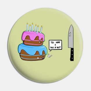 Cake Piece Pin