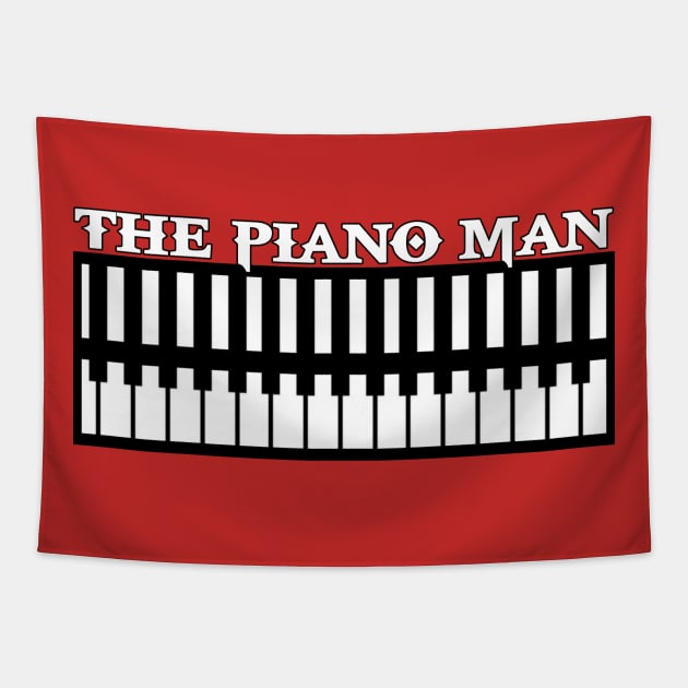 The Piano Man Billy Joel Tapestry by Halloween_House