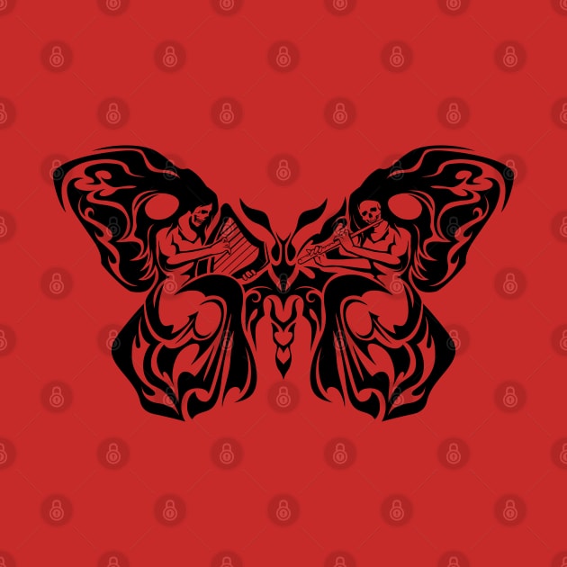 Tribal Moth by TurkeysDesign