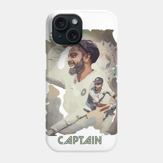 Indian cricket Captain Phone Case by FasBytes