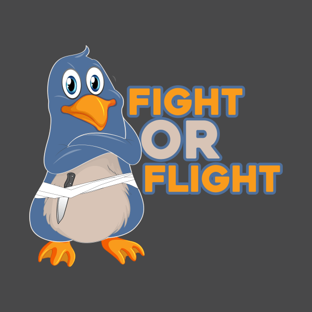 Fight or Flight, But I Can't Fly by Selva_design14