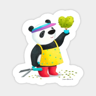 Giant Panda Bear Gardening Magnet