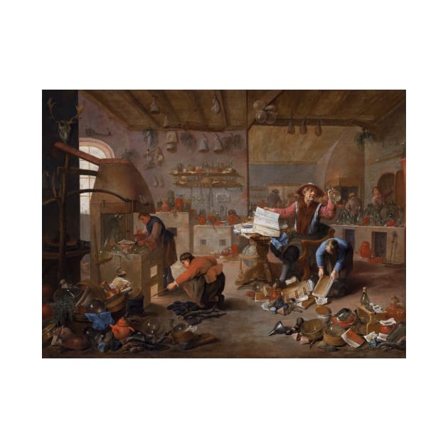 The Alchemist by Mattheus van Helmont by Classic Art Stall