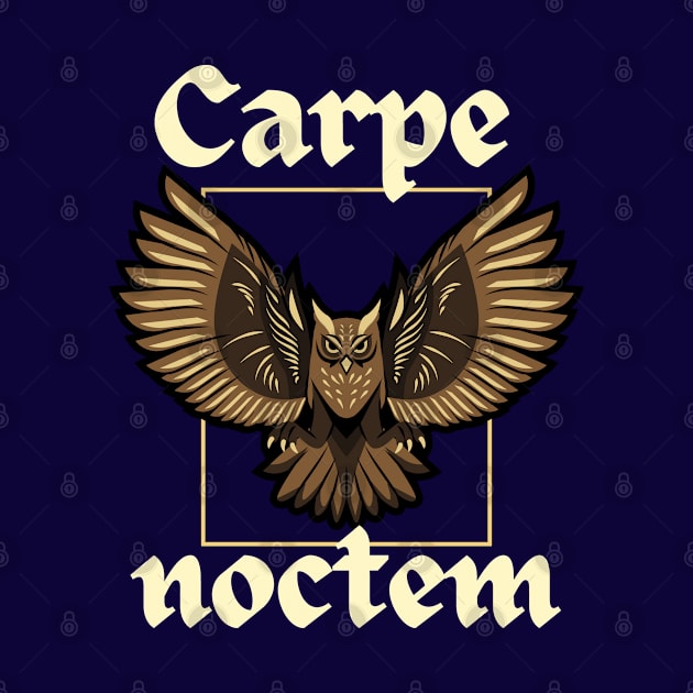 Carpe noctem Owl by artbleed