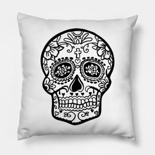 Mexican Sugar Skull Pillow