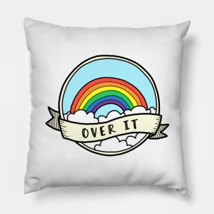 Over It Rainbow Pillow