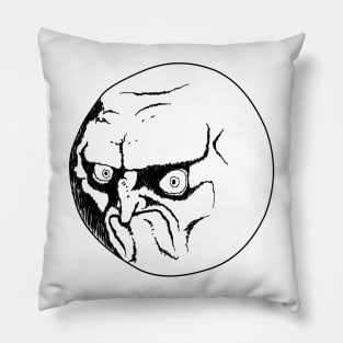 No Face Meme Pillow