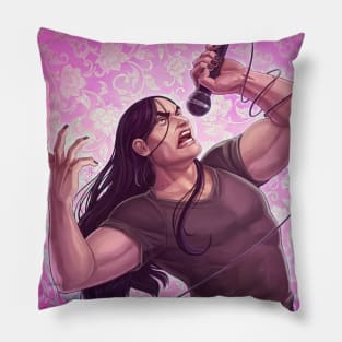 Nathan Explosion Floral Print Pillow