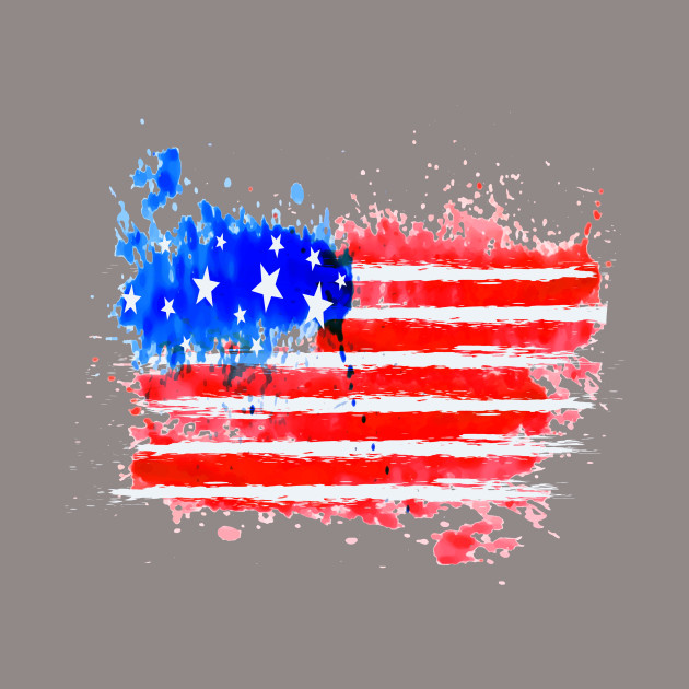 Abstract American Flag American Flag Pin Teepublic Au