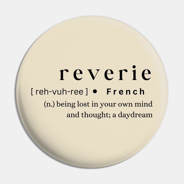 Reverie Pin by MajesticWords