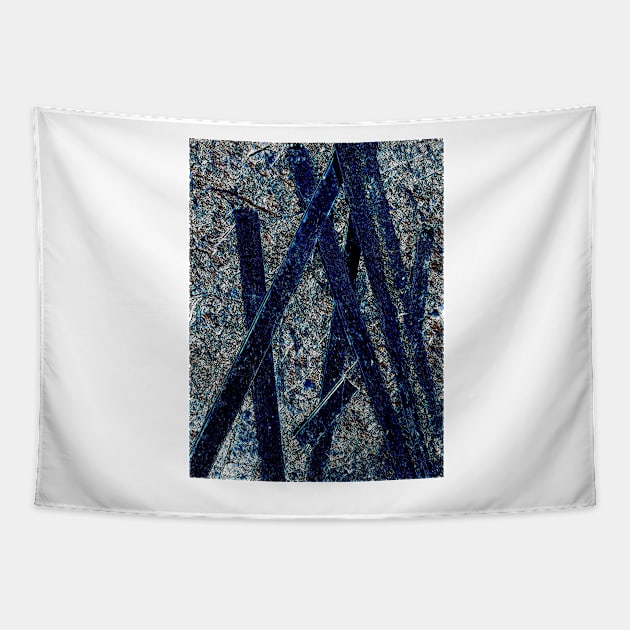 Blue Poles Tapestry by Tovers