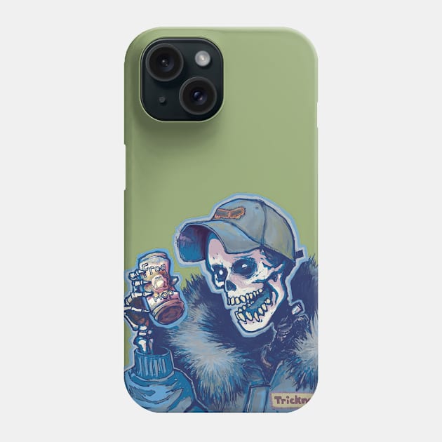 Skeleton Cheers Water Phone Case by Tricknologic