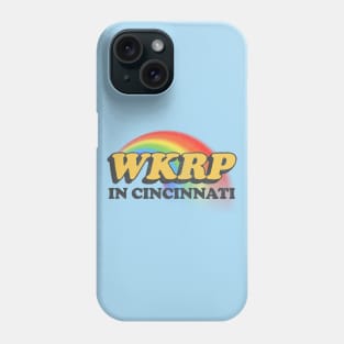 WKRP In Cincinnati Vintage-Style Faded Tribute Logo Design Phone Case