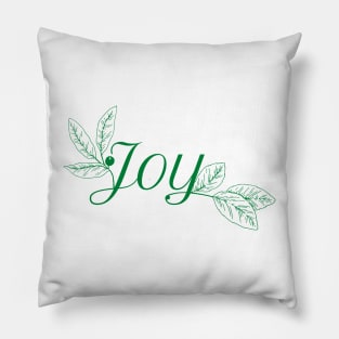 Joy - Happy Holidays! Pillow