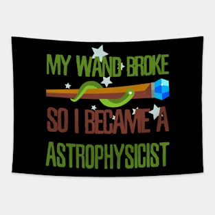 My wand broke so I became a astrophysicist Tapestry