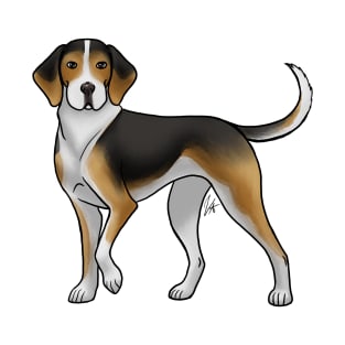 Dog - Treeing Walker Coonhound - Tri Color T-Shirt