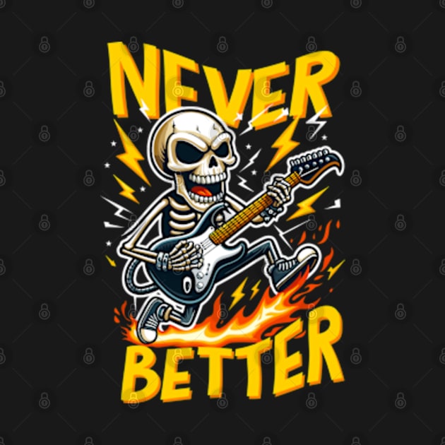 Never Better Preppy Skeleton by elegantelite