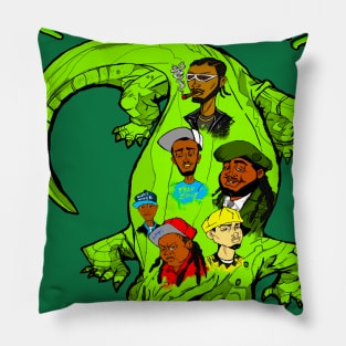 Muddy water Alligator logo tee Pillow