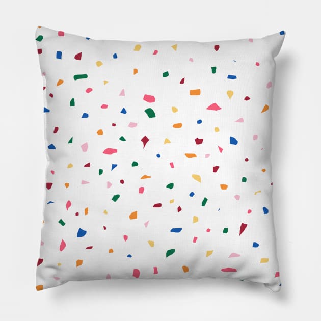 Terrazzo rainbow Pillow by Trippycollage