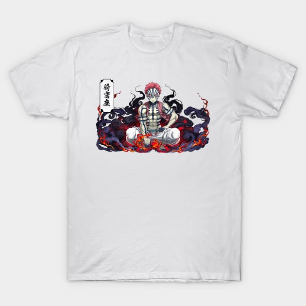 Akaza, Demon Slayer, Anime T-Shirts