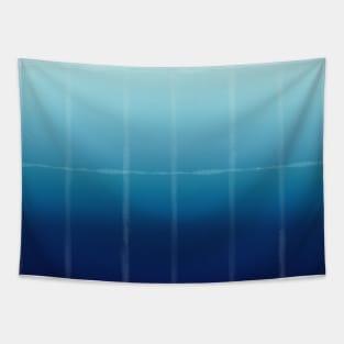 Blue Watercolor Ocean Tapestry