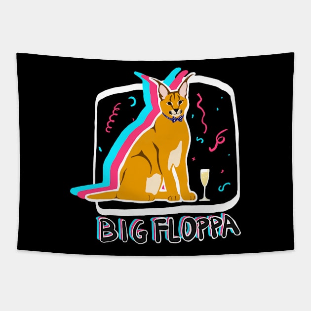 Big floppa Tapestry by SHMITEnZ