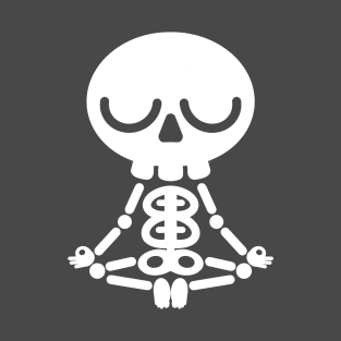 The meditating skeleton T-Shirt
