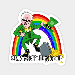 Bernie Sanders 2020 St. Patrick's Day for All Magnet