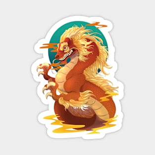 Red Dragon Magnet