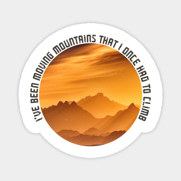 Neck Deep Mountains Magnet by Adventum Design