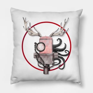 Simple Classy Modern Alastor the Radio Demon Design Pillow