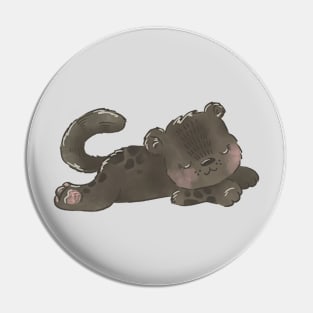 Cute cartoon panther Pin