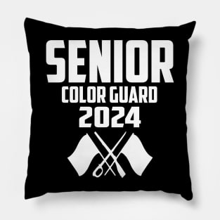 2024 Senior Color Guard Class of 2024 Marching Band Flag Pillow