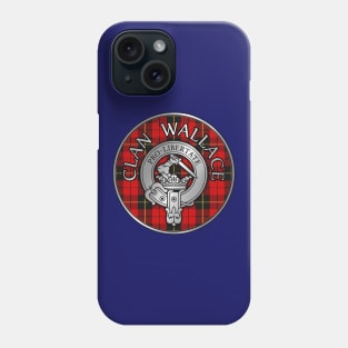 Clan Wallace Crest & Tartan Phone Case