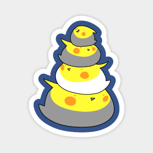 Cockatiel Stack Magnet