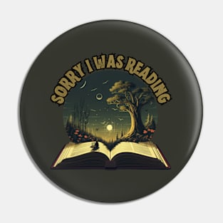 Sorry, I Was Reading, reading books, gift present ideas Pin