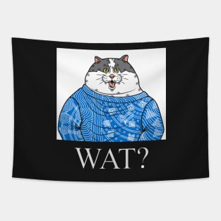 Wat? Cat Tapestry