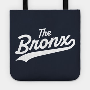 New York 'The Bronx' Pinstripe Baseball Script Fan T-Shirt: Show Off Your NY Pride with a Classic Bronx Twist! T-Shirt Tote