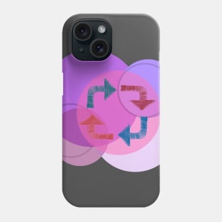 Roundabout circle Phone Case