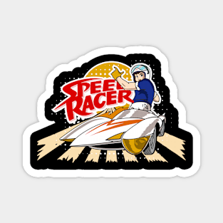 speed racer vintage Magnet