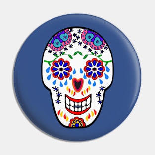 Sugar Skulls in Blue Pin