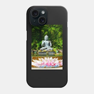 Lotus flower meditation garden Phone Case