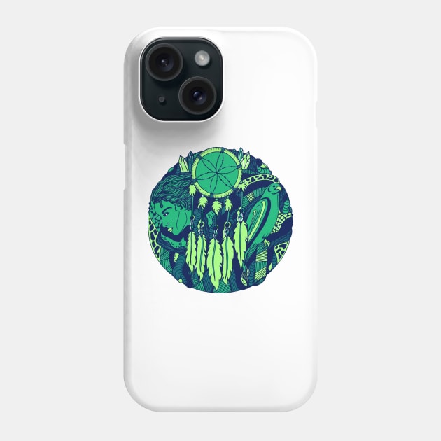 Ngreen Dream Falcon Phone Case by kenallouis