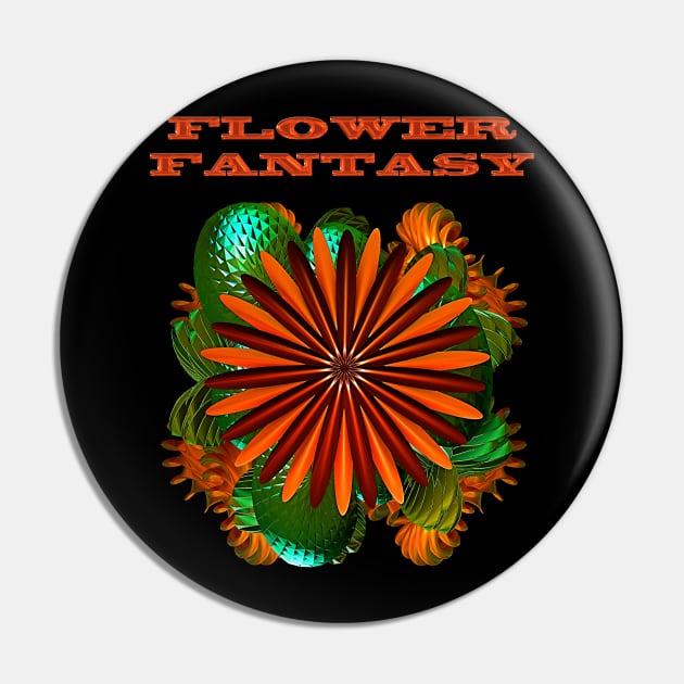 Flower Fantasy Pin by tojophoto