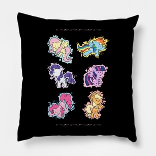 The Mane Six Pillow