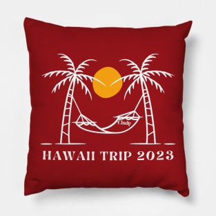 Hawaii Trip 2023 custom hammock Pillow